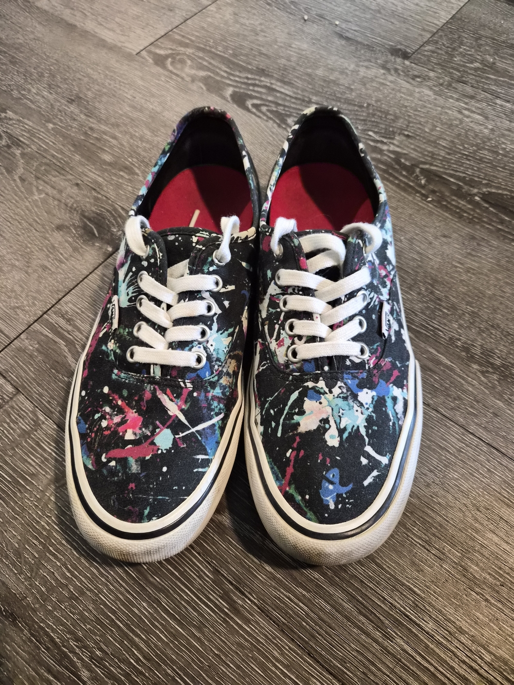 RARE Vans Authentic "Paint Splatter" – CHINA SAMPLE – Size 9